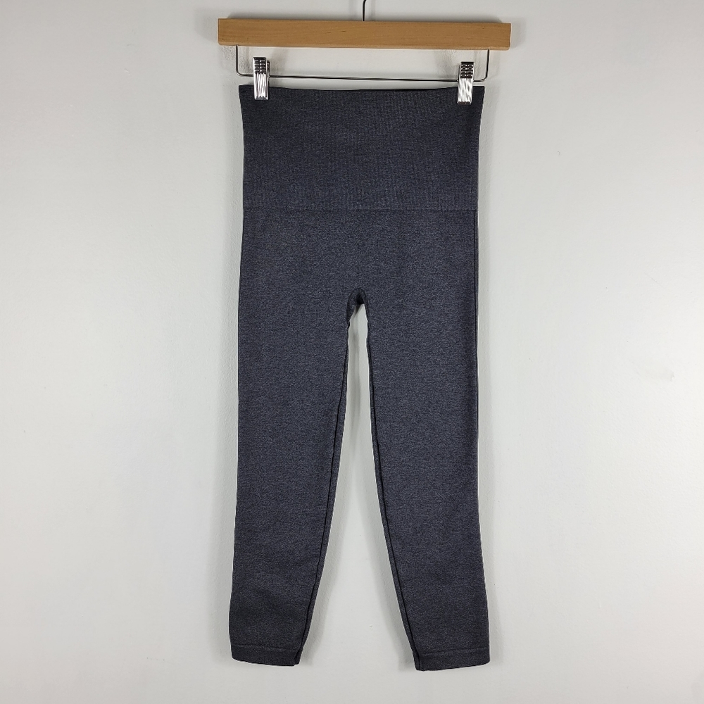 Spanx Look At Me Now High Waist Compression Panel Cropped Leggings